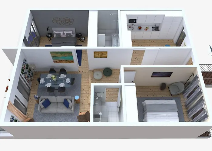 2bdr With Balcony By Lovelystay